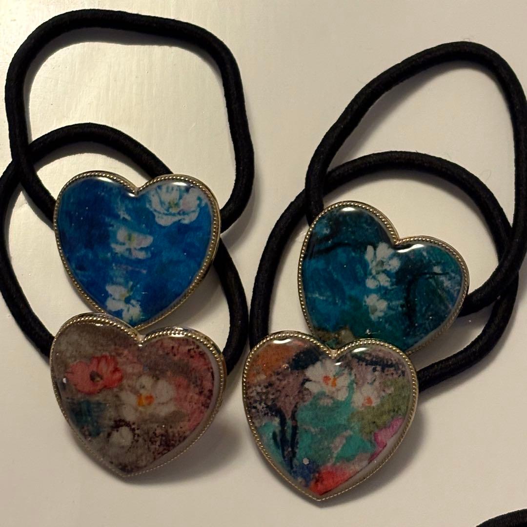 リバティ ハンドメイド ヘアゴム12個セット43