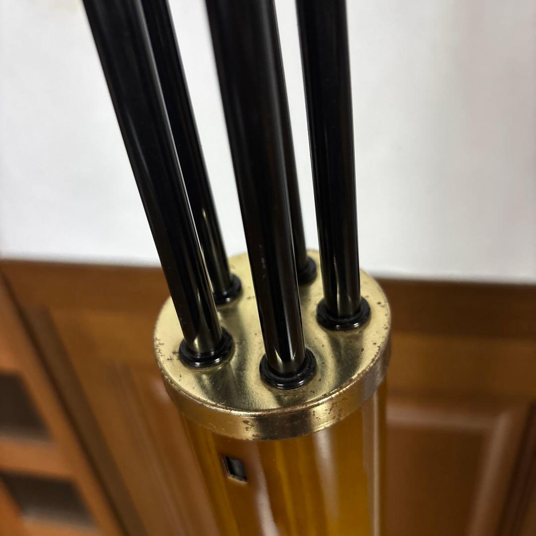 アンティークフロアスタンドライト 花 フラワー ビンテージ【中古/現状品】