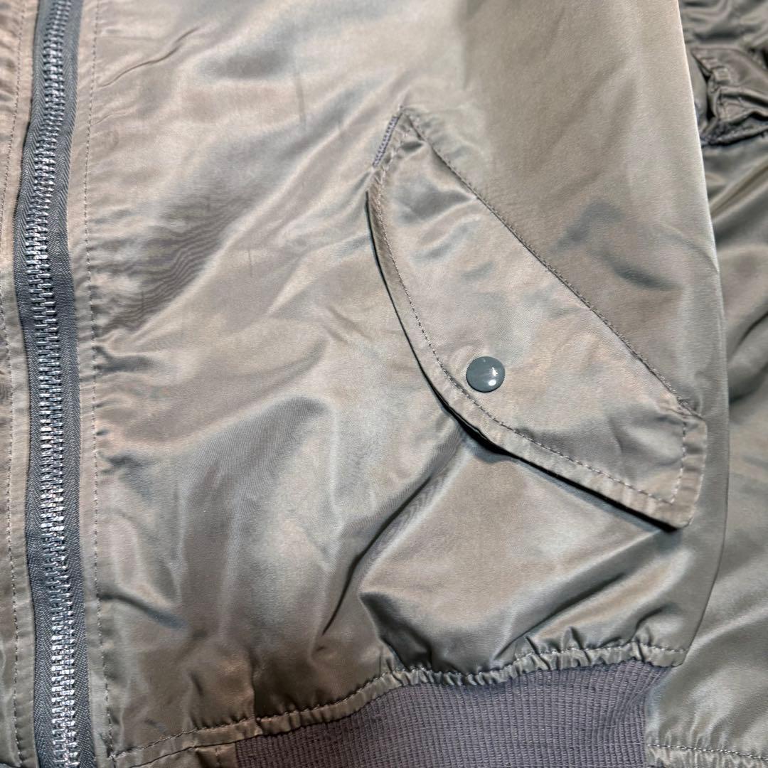 【USA製】 アルファ MA-1 90s フライトジャケット リバーシブル 短丈