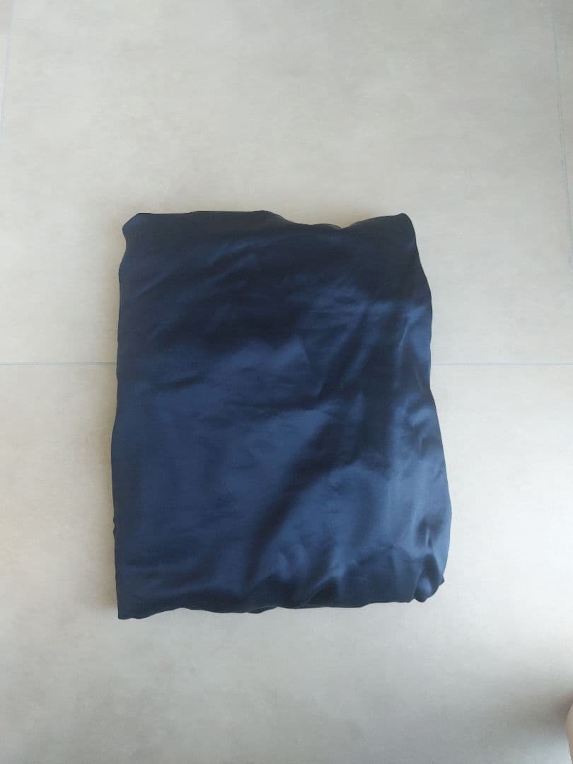 ココシルク　シルクボックスシーツ ネイビー