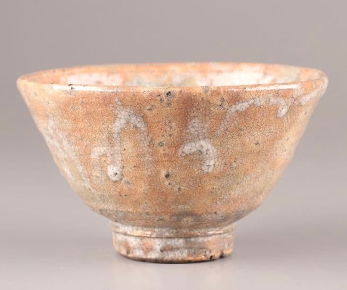 【大井戸茶碗　有楽 】古美術 朝鮮古陶磁器 李朝 青井戸 茶碗 時代物　喜左衛門