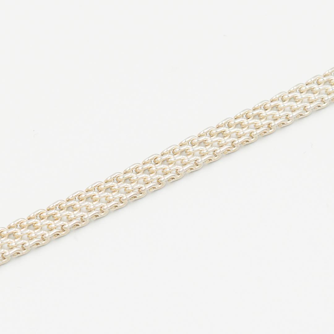 ティファニー メッシュ トグル ブレスレット シルバー 18.5cm