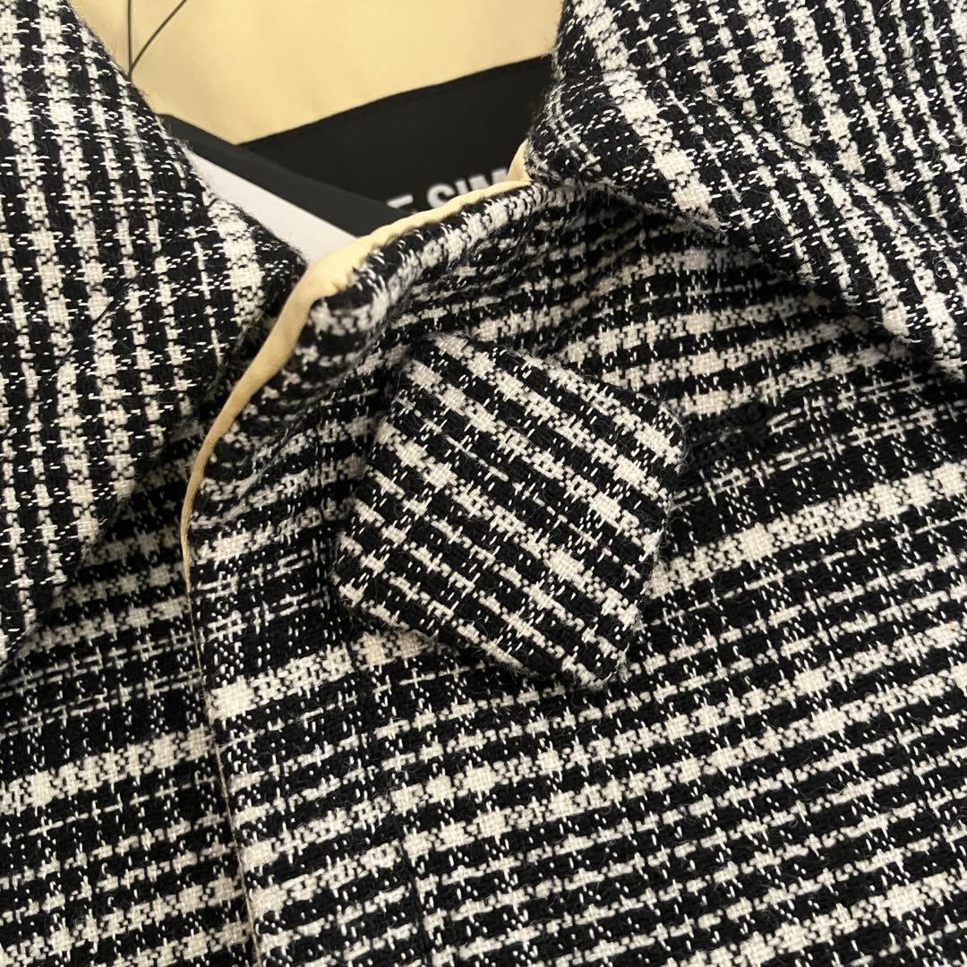 RAF SIMONS 18AW チェック柄 オーバーサイズ コート 48 新品