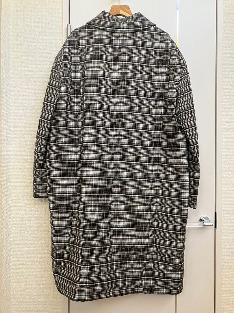 RAF SIMONS 18AW チェック柄 オーバーサイズ コート 48 新品