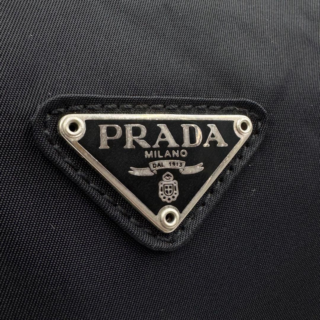 PRADA プラダ　ボストンバッグ　旅行用バッグ　2way　大容量　三角ロゴ