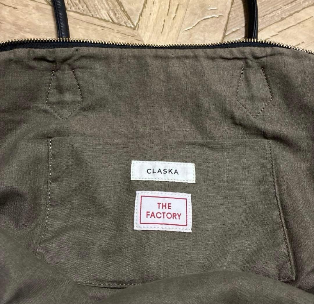 CLASKA & THE FACTORY / レザートートバッグ