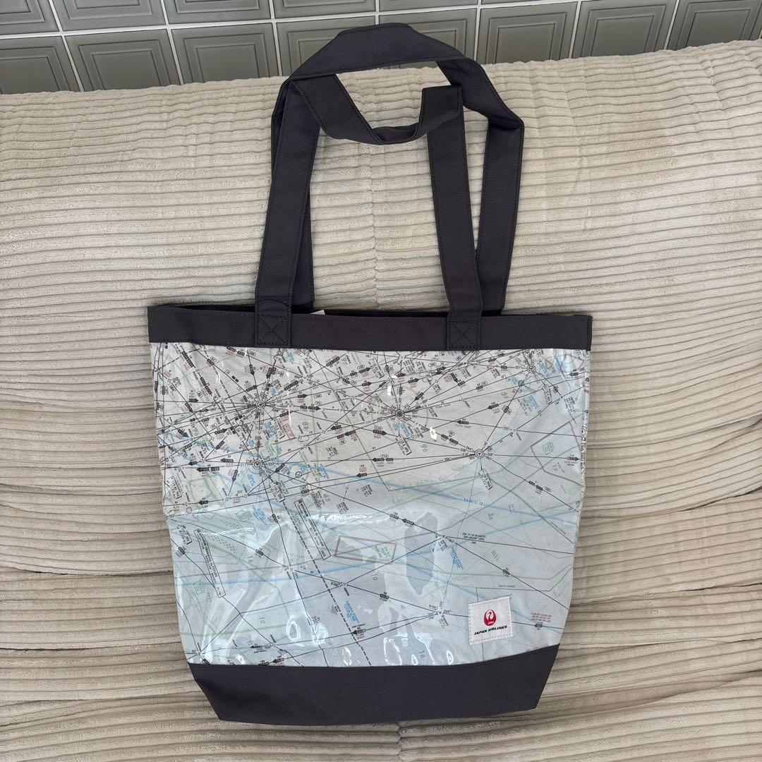JAL チャート トートバッグ / タグ付き新品
