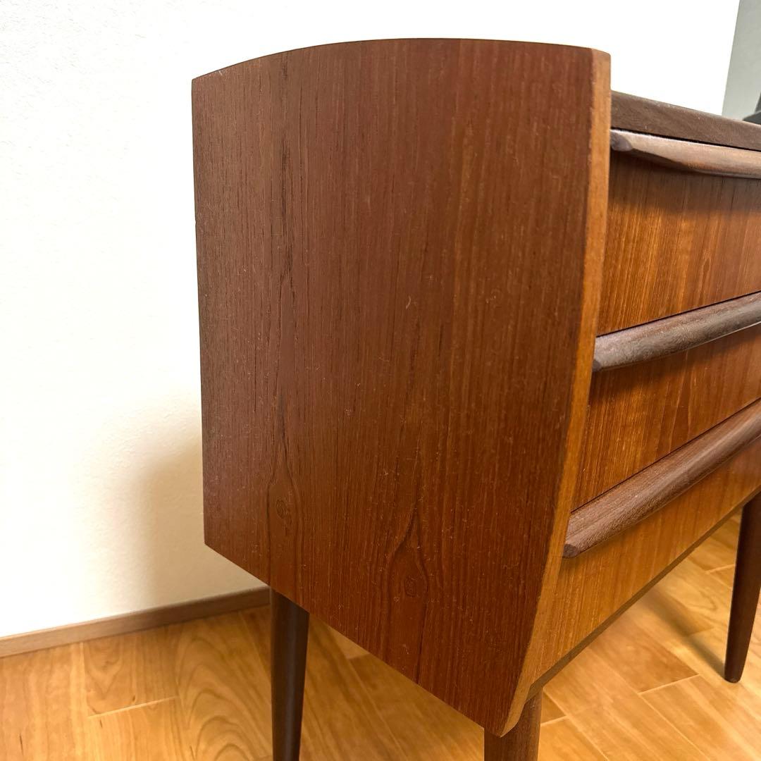 お値下げ 北欧ヴィンテージ 3段チェスト デンマーク