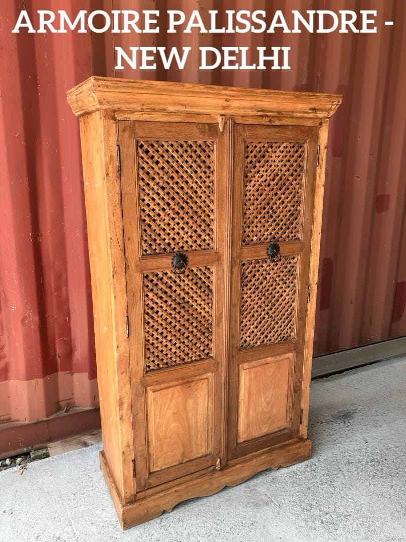 木製ラック・ウッドラック ARMOIRE PALISSANDRE - NEW DELHI TEAK