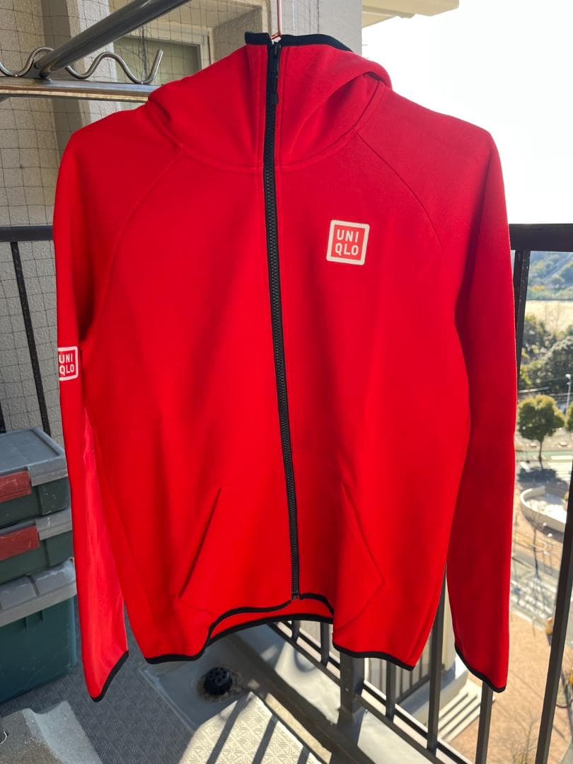 UNIQRO ユニクロ　錦織圭モデル　テックフリースパーカー　M