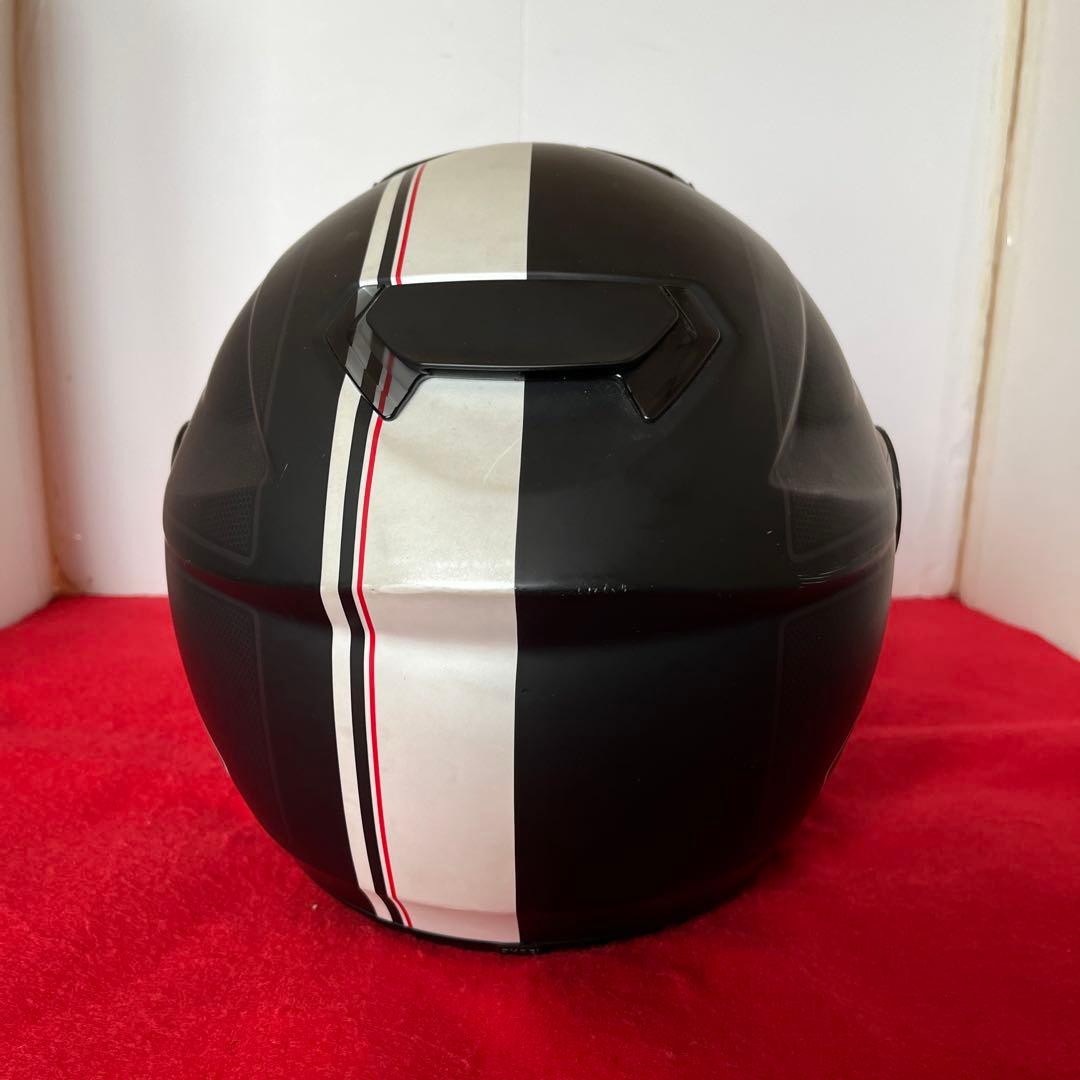 shoei gt-air マットブラックホワイトライン　Mサイズ✨新品ミラー搭載