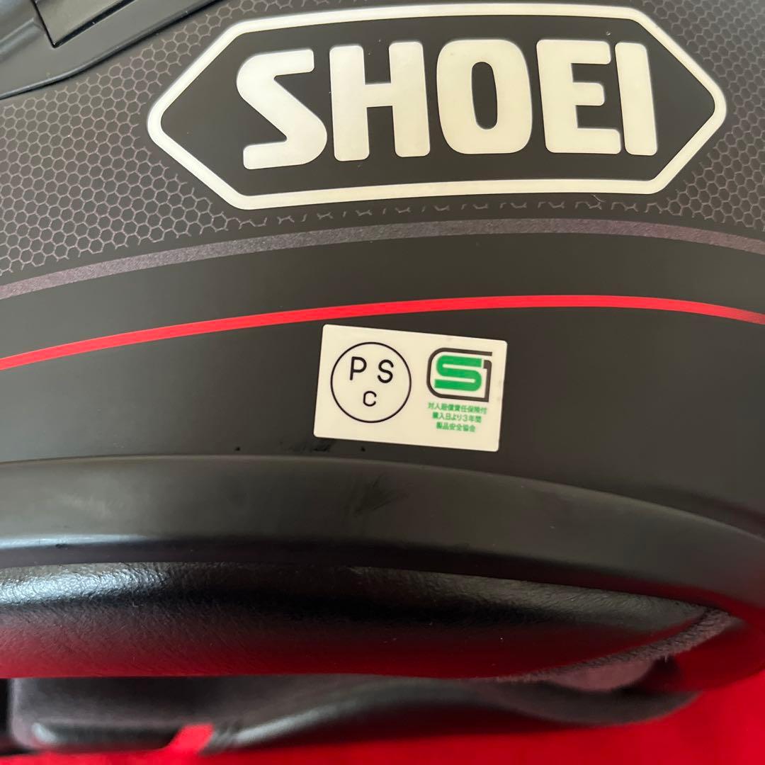 shoei gt-air マットブラックホワイトライン　Mサイズ✨新品ミラー搭載