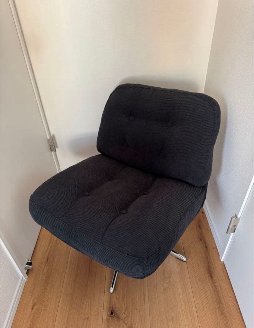 イケア　DYVLINGE 一人掛け回転パーソナルチェア ブラック