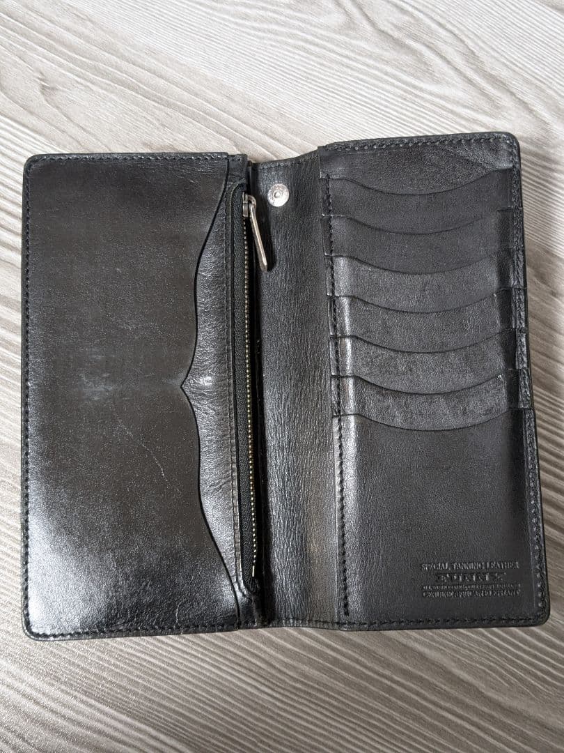 FUNNY 　ファニーエレファント象革　本革長財布ライダースウォレットバイカーズ