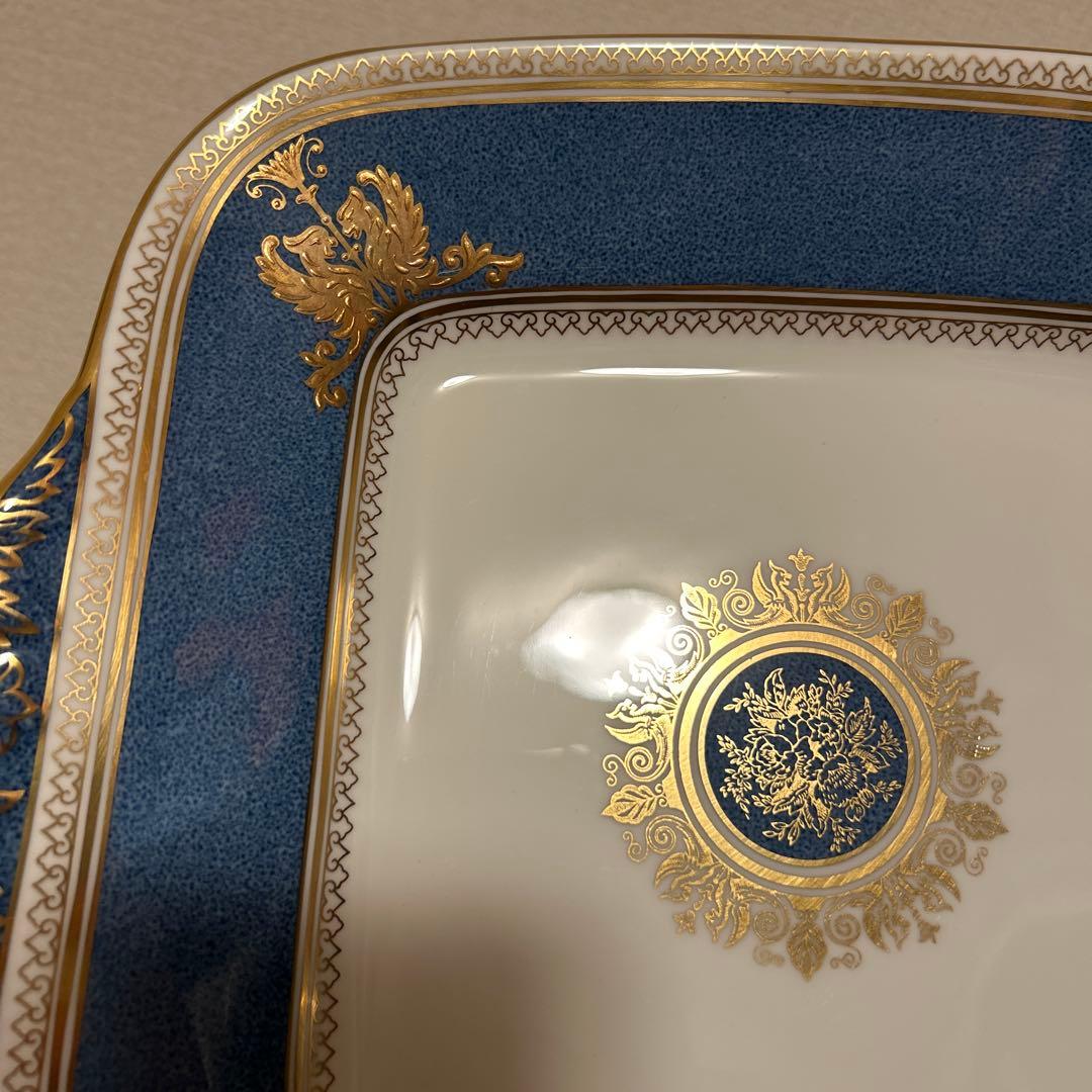 ウェッジウッド　コロンビア　パウダーブルー　B&Bプレート　デザートプレート