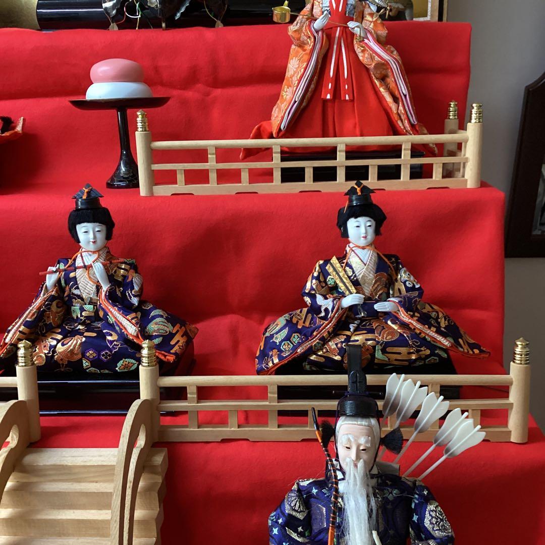 雛人形　七段飾り　雛の恵　中古品　120巾　東玉