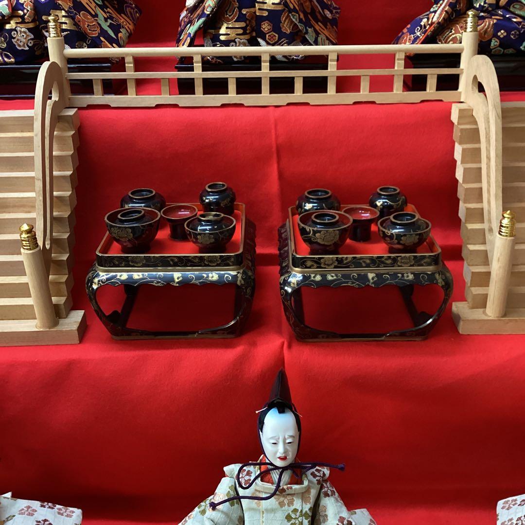 雛人形　七段飾り　雛の恵　中古品　120巾　東玉