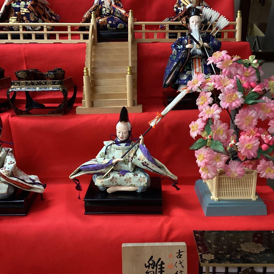 雛人形　七段飾り　雛の恵　中古品　120巾　東玉