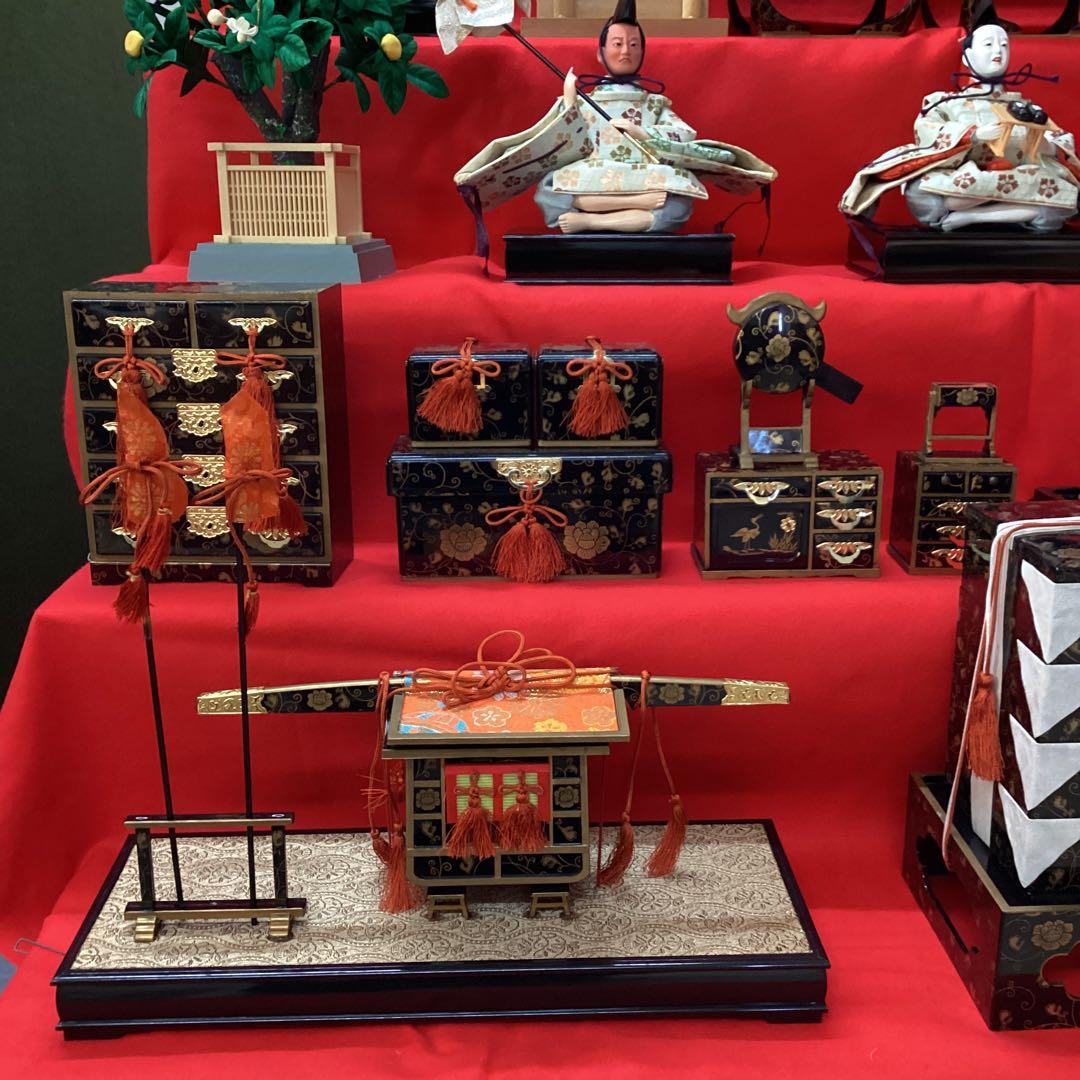 雛人形　七段飾り　雛の恵　中古品　120巾　東玉