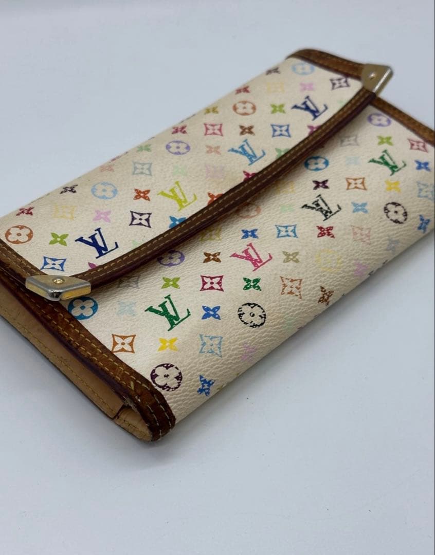 ルイヴィトン モノグラム マルチカラー ポルトトレゾール インターナショナル