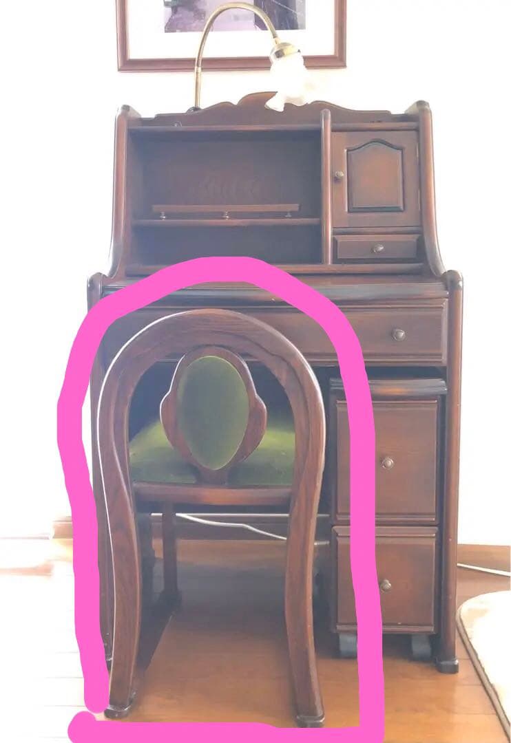 【3点セットの3 椅子】アトランタ家具/デスク/ドレッサー/アンティーク