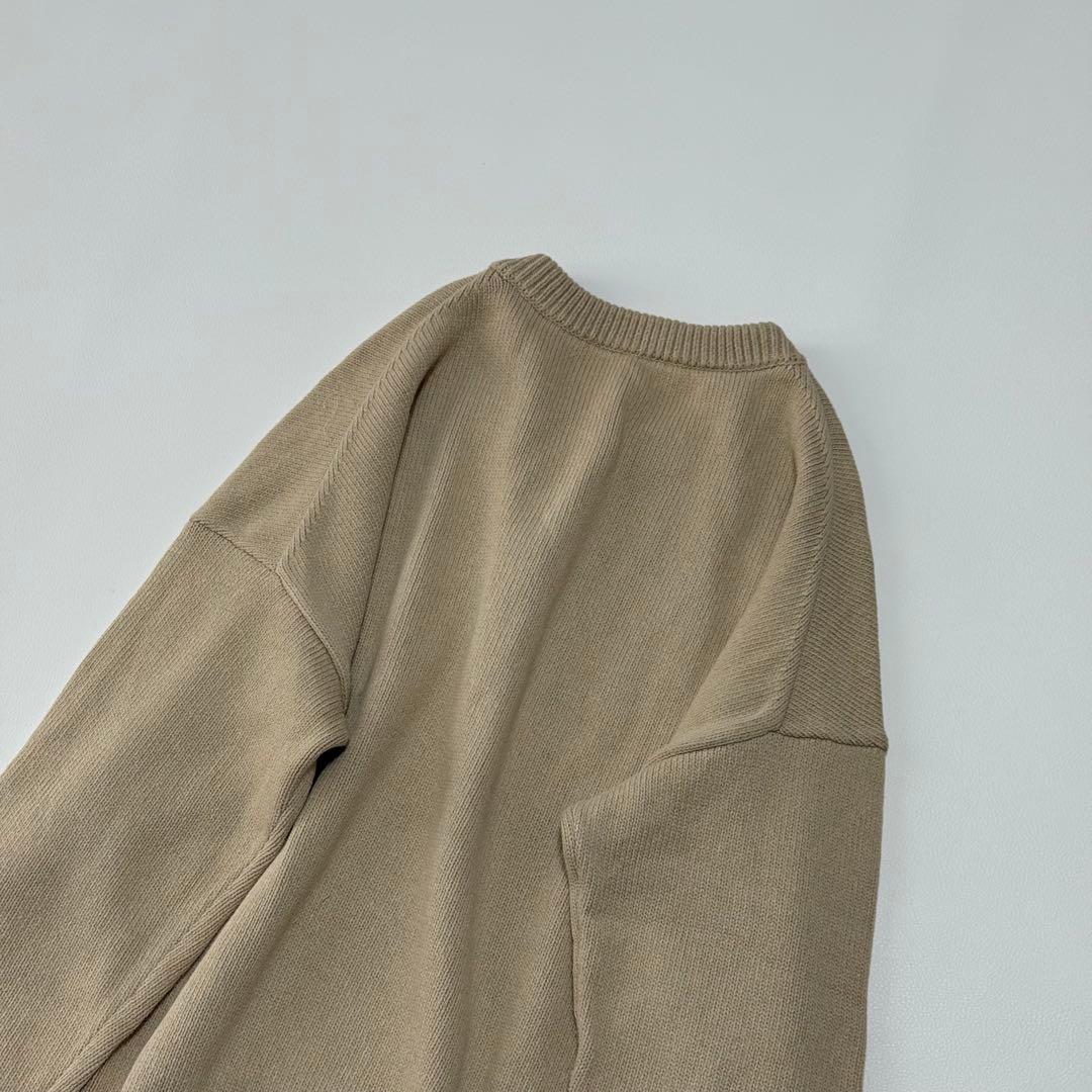 エブリデイアイライク　クルーネックニット　ミドルゲージ　ドゥーズィエムクラス