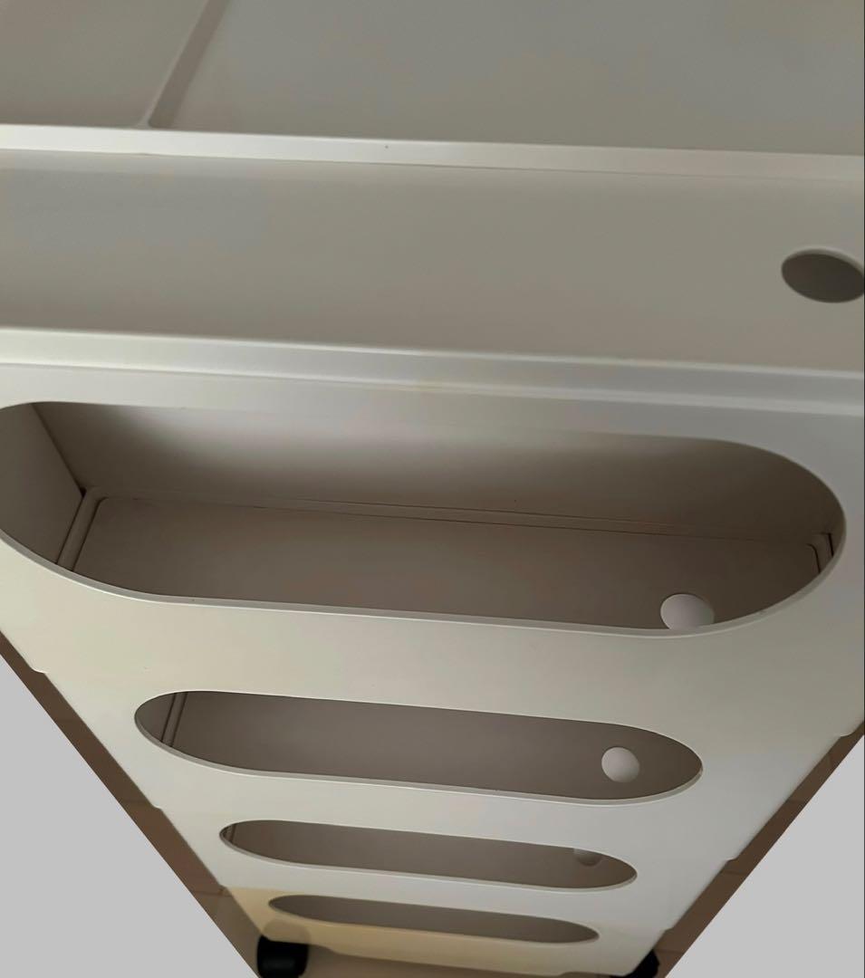 ボビーワゴン 4段4トレイ ホワイト