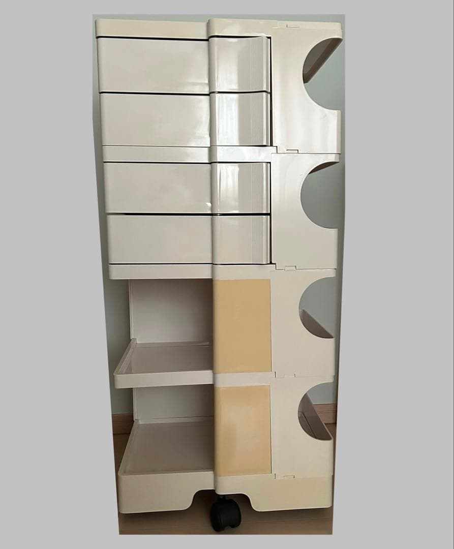 ボビーワゴン 4段4トレイ ホワイト