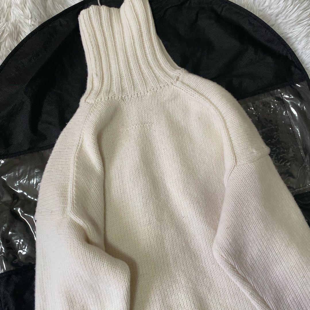 SLOANE 3Gジーロンラム×カシミヤ ドロップショルダーニット 1 ホワイト