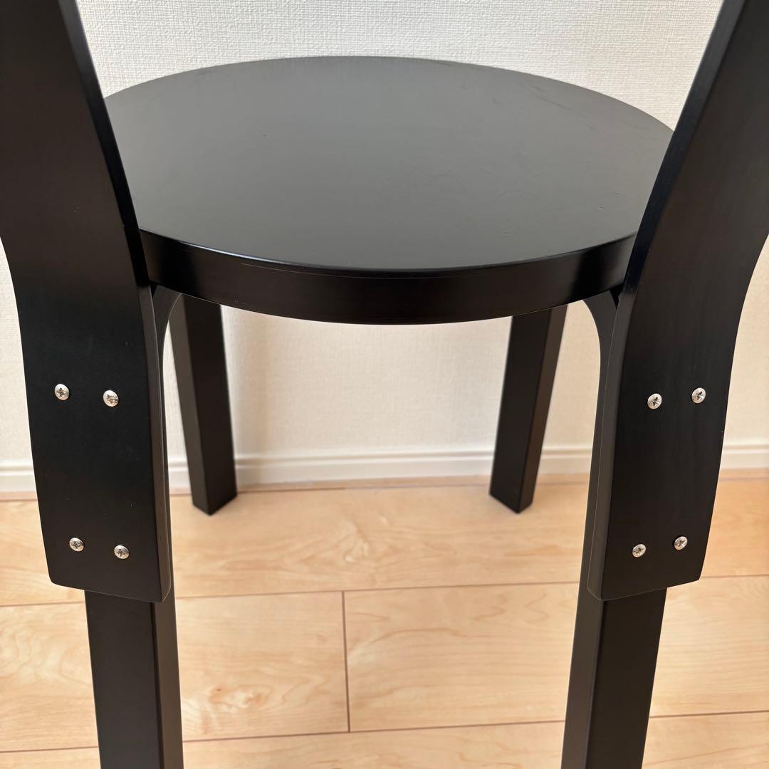 最終価格／artek チェア66 ブラックラッカー