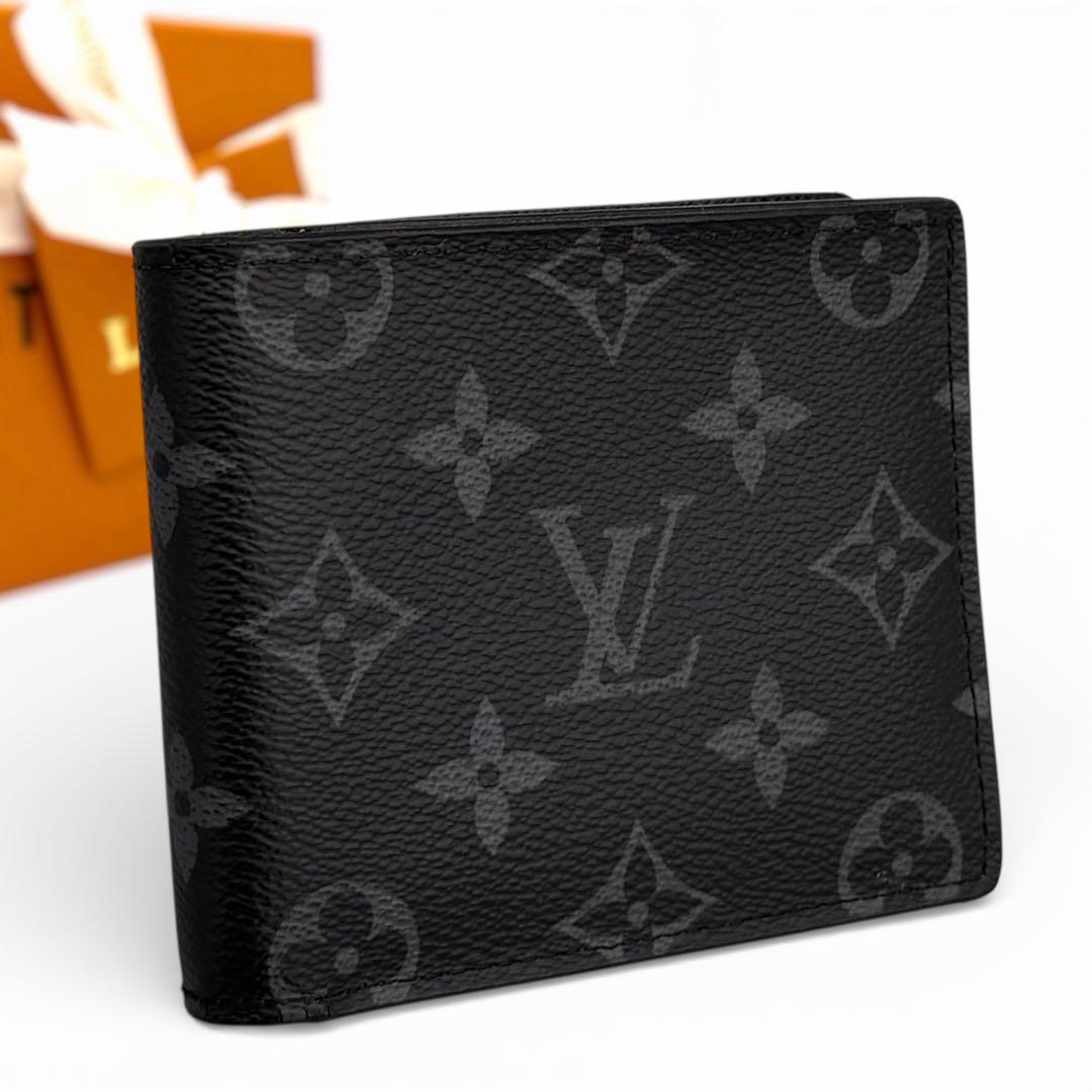 新型ICチップ　ルイヴィトン モノグラム エクリプス ポルトフォイユマルコNM