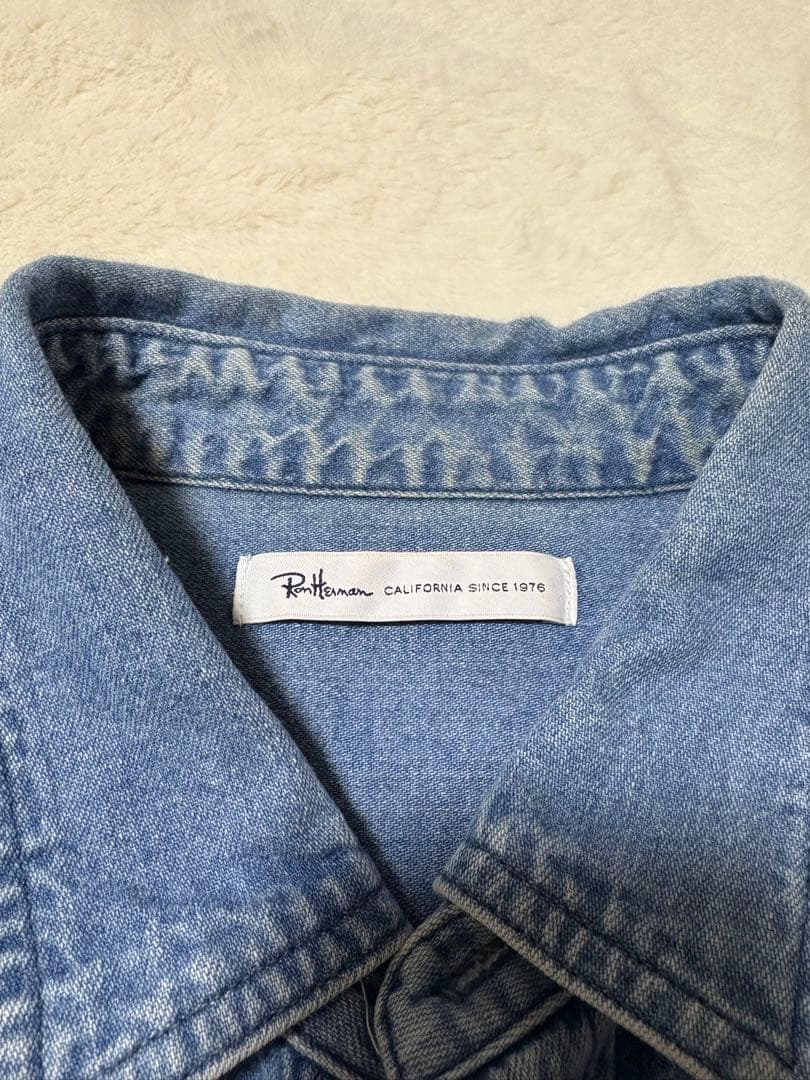 ロンハーマン　デニムシャツ　Lサイズ