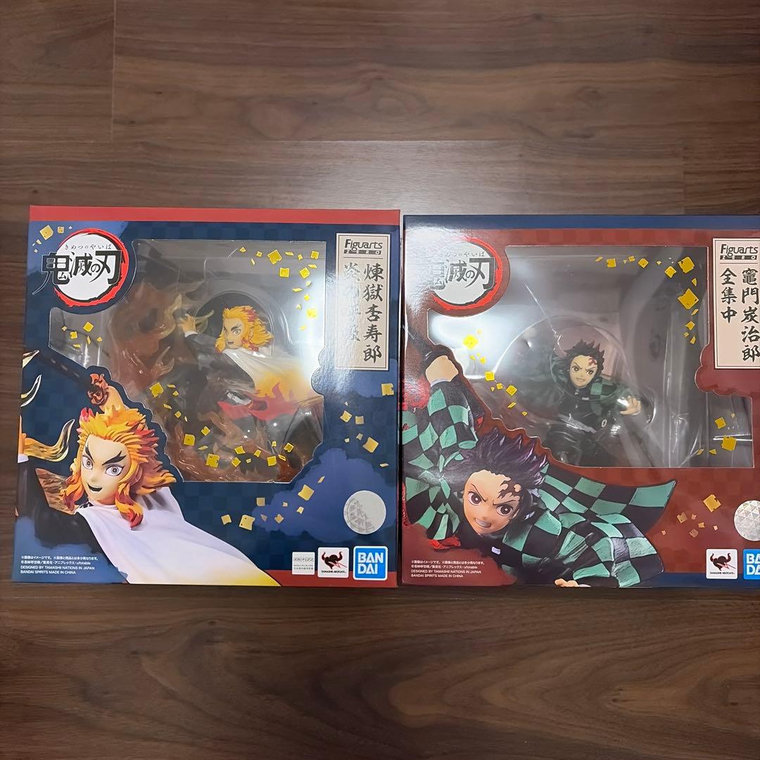 鬼滅の刃 Figuarts ZERO 竈門炭治郎＆煉獄杏寿郎 フィギュア セット