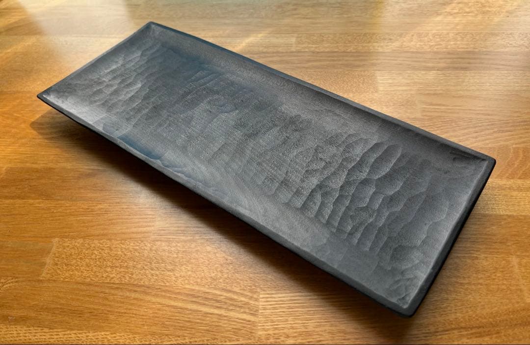 三谷龍二　長皿　角皿　黒漆　食器 RYUJI MITANI トレー