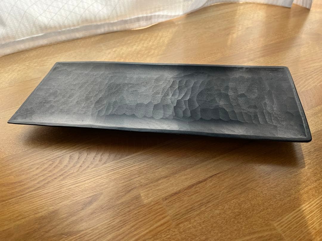 三谷龍二　長皿　角皿　黒漆　食器 RYUJI MITANI トレー