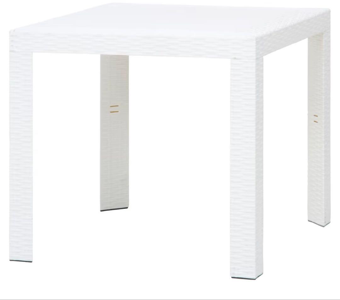 未使用！イタリア製 不二貿易 ガーデン ステラテーブル 80cm×80cm