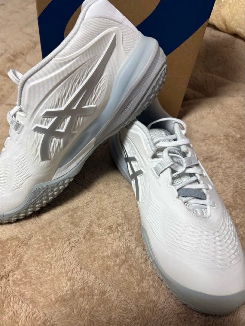 ASICS テニスシューズ　ゲルレゾリューションXワイド　オムニクレー