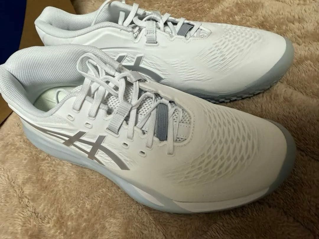 ASICS テニスシューズ　ゲルレゾリューションXワイド　オムニクレー