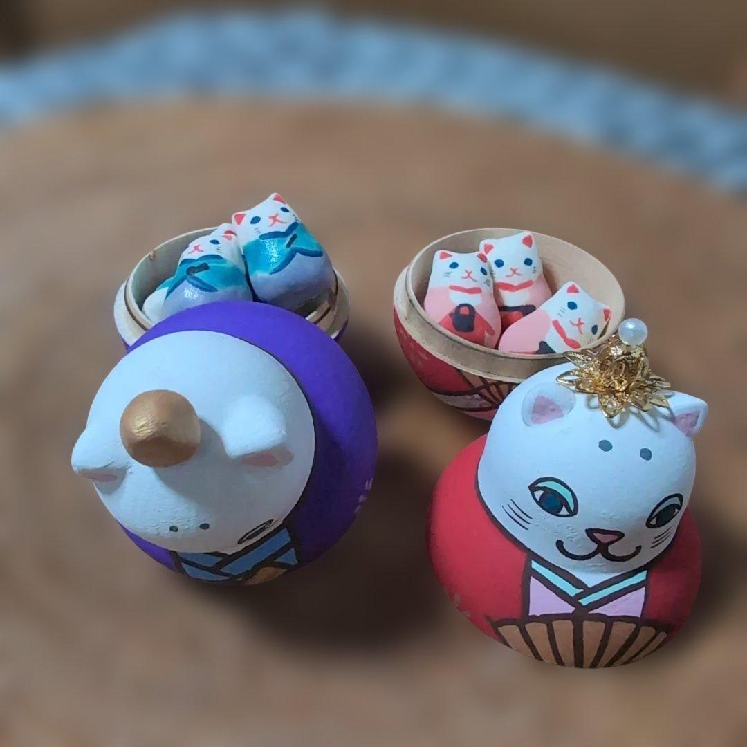 お雛様、おひなさま、猫