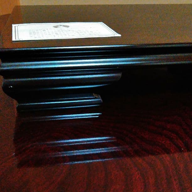 まごころ華台　黒檀漆塗り