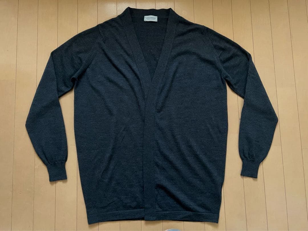 すとうさま専用　JOHN SMEDLEY ダークグレー カーディガン