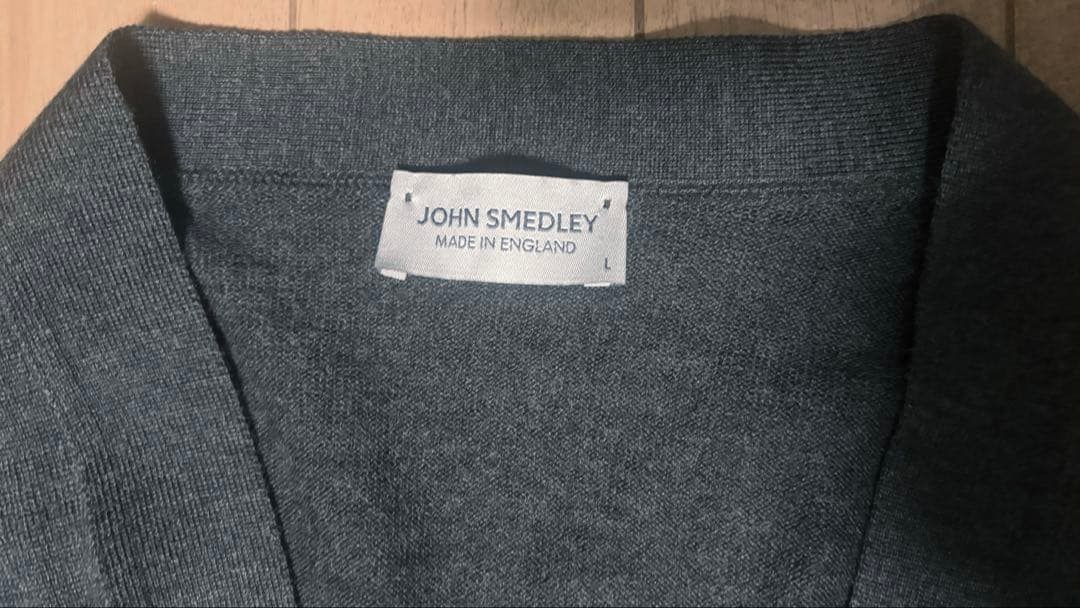すとうさま専用　JOHN SMEDLEY ダークグレー カーディガン