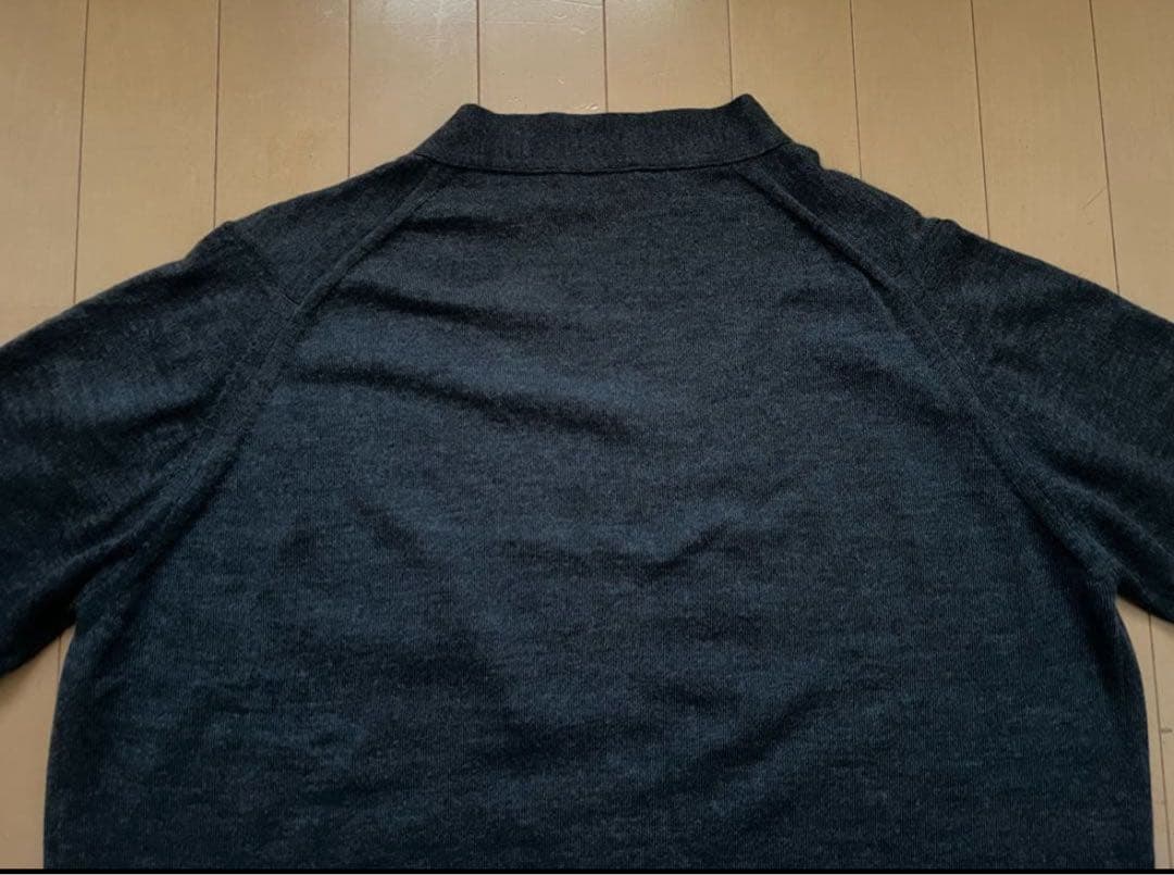 すとうさま専用　JOHN SMEDLEY ダークグレー カーディガン