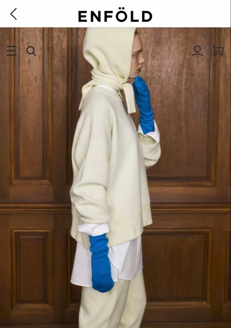 ENFOLD REVERSIBLE PULLOVER エンフォルド 新品タグ付