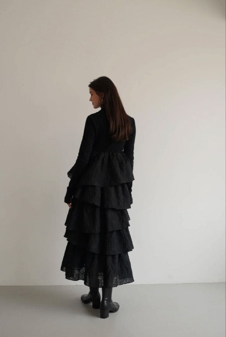 【新品SIZE2】Acka.docking frill one-piece