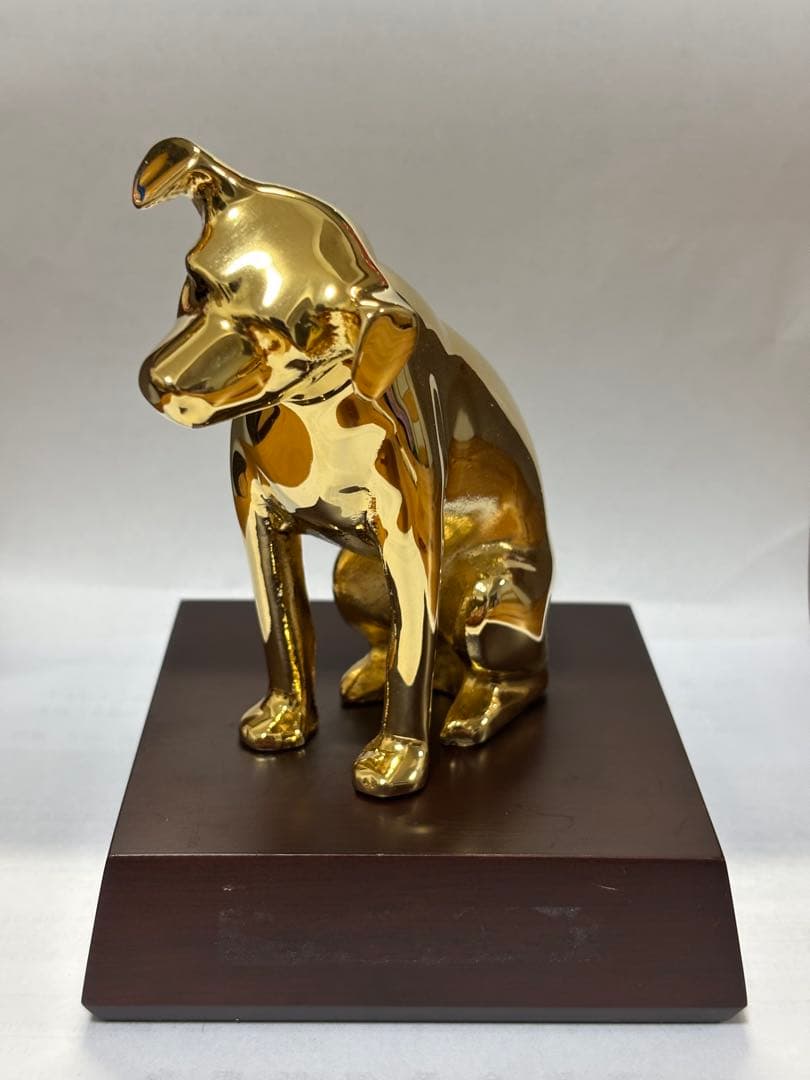 ビクター犬　ニッパー　11センチ　ゴールド 希少