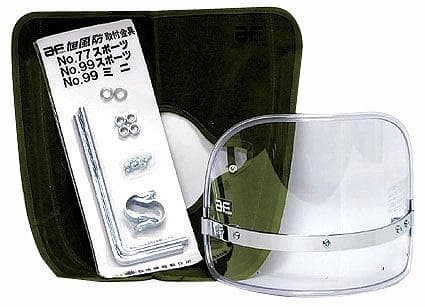 Z-FATHER 旭風防 モンゴリヤン風防 クリア(緑布タレ)