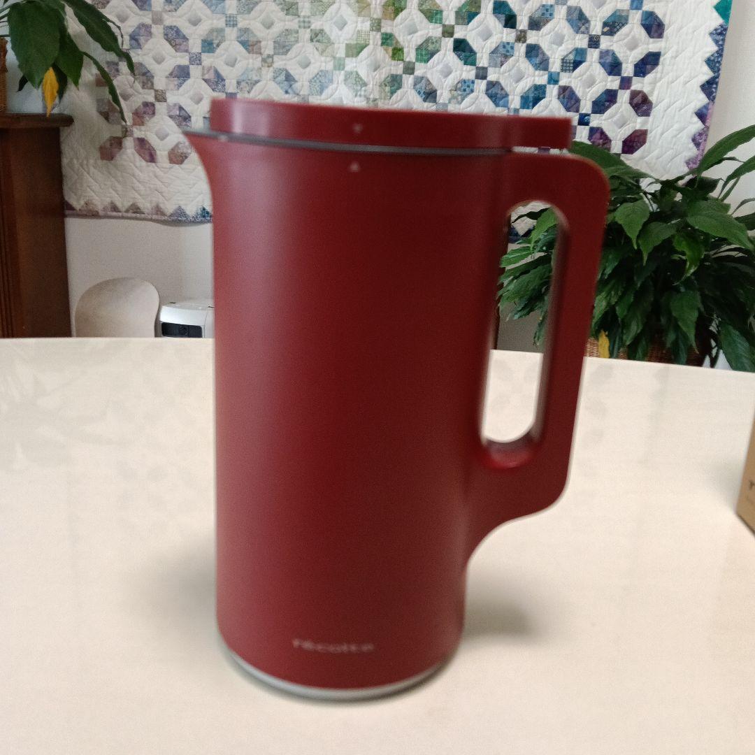 レコルトクッキングポット、レシピ3冊付、1回使用、レッド