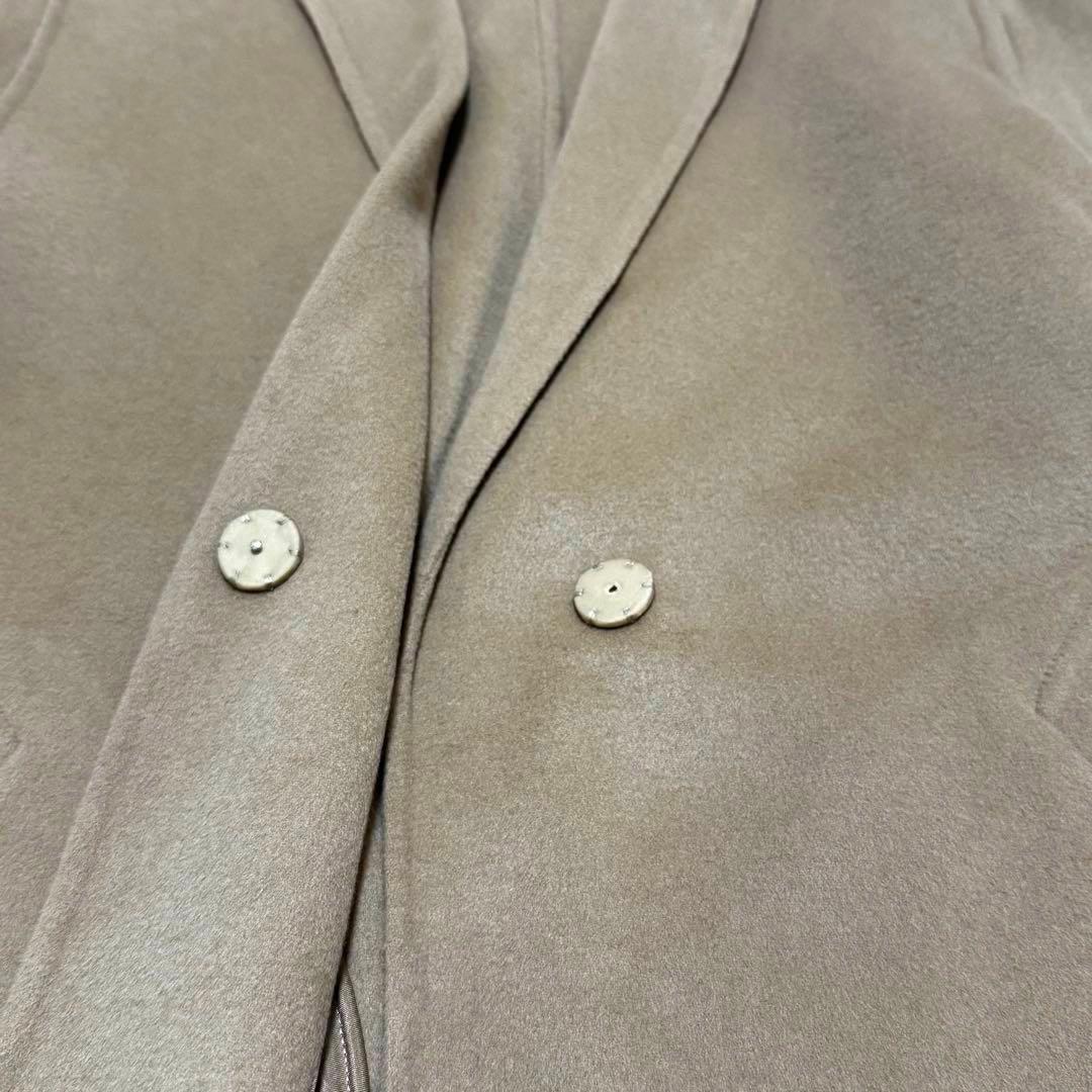 【新品タグ付✨】UNTITLED リバー素材 オーバーチェスターコート L