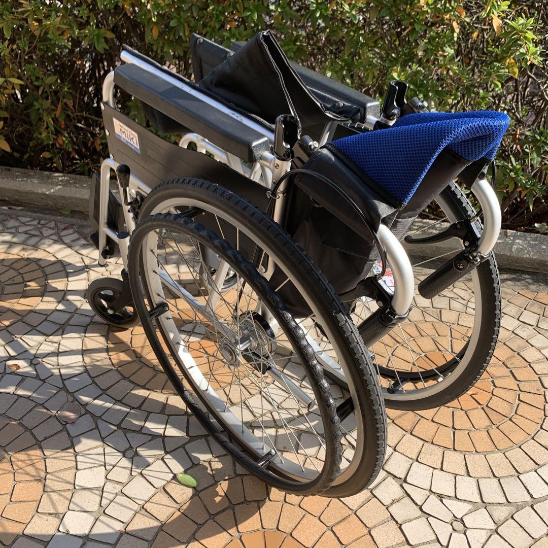 にこにこ　①MIKI　BAL-1　自走介助兼用　車椅子　ノーパンクタイヤ